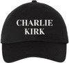 Charlie Kirk Embroidered Baseball Cap Political Text Buckle Adjustable Dad Hat