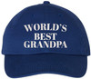 World’s Best Grandpa Embroidered Dad Hat Grandpa Gift Father’s Day Classic Baseball Style Cap