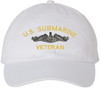 U.S. Submarine Veteran Embroidered Dad Hat | USA Military Navy patriotic Veteran Adjustable baseball Cap