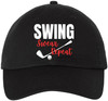 Golf Embroidered Baseball Cap | Funny Sports 100% Cotton Adjustable Dad Hat for Men & Women