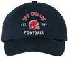 Football Team Dad Hat USA Embroidered Cotton Cap Adjustable Buckle National League Color Helmet Fan Hat