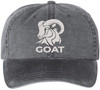 GOAT Embroidered Baseball Cap Funny Greatest of All Time Dad Hat