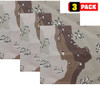 ARMYU Camouflage Military Bandana 3 Pack 22x22 Cotton Camo Head Scarf Do Rag Tactical Hunting Face Wrap