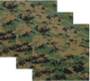 ARMYU Camouflage Military Bandana 3 Pack 22x22 Cotton Camo Head Scarf Do Rag Tactical Hunting Face Wrap