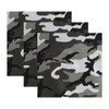 ARMYU Camouflage Military Bandana 3 Pack 22x22 Cotton Camo Head Scarf Do Rag Tactical Hunting Face Wrap