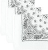 Trainmen Paisley Bandanas Head Scarf Do-rag 100% Cotton Bandanna Head Cover 22" x 22", 3 Pack