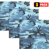 Camouflage Jumbo 27" Bandana Tactical 100% Cotton Bandanna Head Scarf Do-rag Face Cover 3-Pack