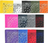 ARMYU 13-Pack Classic Paisley Bandanas – Military Army Cotton Head Scarf, Do-Rag & Face Cover, Trainmen Style