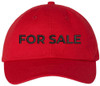 For Sale Sign Embroidered Dad Hat | Adjustable Funny Gift Baseball Cap for Men and Women
