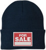 FOR SALE Sign Embroidered Beanie Hat Adjustable Warm Skull Winter Cap