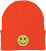 Smiiley Face Embroidered Beanie Hat | 100% Acrylic Knitted Winter Unisex Skull Cap