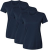 3 Pack Women's Performance Quick Dry Athletic Tactical T-Shirts Running Workout Army Short Sleeve Shirts