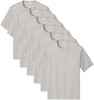 Solid Performance Military Tactical T-Shirts | 100% Polyester Moisture Wicking Crewneck Tee Shirts, 6-Pack