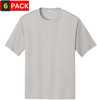 Solid Performance Military Tactical T-Shirts | 100% Polyester Moisture Wicking Crewneck Tee Shirts, 6-Pack