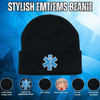 EMS EMT Emergency Medical Star of Life Embroidered Knit Winter Acrylic Unisex Watch Cap Hat