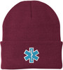 EMS EMT Emergency Medical Star of Life Embroidered Knit Winter Acrylic Unisex Watch Cap Hat