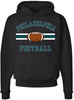National Football US City League Teams Hooded Sweatshirt | USA Sports Fan Gameday Watching Stadium Hoodie