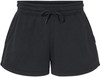 Women's Fleece Lined Sweat Shorts Lightweight Wave Wash Classic Fit with Elastic Waistband, Lounge Short