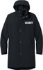 SECURITY Waterproof Insulated Sideline Parka Jacket Long Rain Coat with Hood (Double Sided Print)
