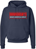 Immigrants Make America Great Printed Hoodie Political Immigration Cotton Blend Hooded Sweatshirt