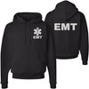 EMT Hoodie Emergency Medical Technician First Responder AMBU Double Sided Hooded Sweatshirt