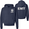 EMT Hoodie Emergency Medical Technician First Responder AMBU Double Sided Hooded Sweatshirt