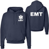 EMT Hoodie Emergency Medical Technician First Responder AMBU Double Sided Hooded Sweatshirt