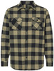 Buffalo Plaid Flannel Button Up Shirt | Heavy & Soft Poly/Cotton Double Pockets with Flaps