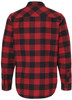Buffalo Plaid Flannel Button Up Shirt | Heavy & Soft Poly/Cotton Double Pockets with Flaps