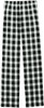 Flannel Plaid Lounge Pants | Cotton Pajama Classic Buffalo Sleep Bottoms with Drawstring Closure