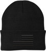 American Flag 100% Acrylic Skull Cap, USA Army Military Tactical Winter Warm Beanie Watch Hat
