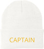 Captain Embroidered Beanie | USA Military Army Warm & Comfortable Winter Knit Hat for Men and Women