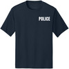 Police Moisture-Wicking T-Shirt Uniform Officer Team Performance Work Quick Dry Tee Shirt, 100% Polyester
