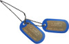 US Military Dog Tag Set - ID Matte Metal ID Dog Tags Necklace Complete Set with 2 Chains and 2 Silencers