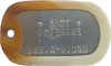 US Military Dog Tag Set - ID Matte Metal ID Dog Tags Necklace Complete Set with 2 Chains and 2 Silencers