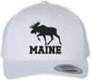 Maine Moose Embroidered Trucker Cap | Adjustable Snapback Hat | Wildlife Graphic Outdoor Adventure Headwear