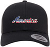 Army Universe Red White & Blue America Flag Embroidered Trucker Hat | Stars & Stripes USA Meshback Cap