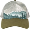 Scenic Nature Landscape Printed Trucker Hat Outdoor Adventure Hiking Camping Fishing Baseball Cap