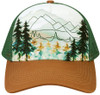Scenic Nature Landscape Printed Trucker Hat Outdoor Adventure Hiking Camping Fishing Baseball Cap