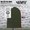 ARMYU Military Genuine GI Watch Cap Warm Winter USN Wool Beanie Solid Cuffed Army Hat