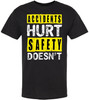Accidents Hurt Safety Doesn’t T Shirt Funny Safety Graphic Tee Work Awareness Cotton Shirt, Black