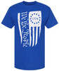 We The People 1776 USA Flag Printed T-Shirt | American Patriot Short Sleeve Tee Shirt for Men & Women