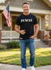 Funcle Printed T-Shirt Funny Sarcastic Humor 100% Cotton Crewneck Tee