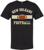 National Football US City League Teams Short Sleeve T-Shirt | USA City Printed Sports Fan Gameday Watching Tee Shirt