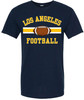 National Football US City League Teams Short Sleeve T-Shirt | USA City Printed Sports Fan Gameday Watching Tee Shirt