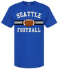 National Football US City League Teams Short Sleeve T-Shirt | USA City Printed Sports Fan Gameday Watching Tee Shirt
