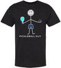 Pickleball Guy Printed T Shirt Pickleball Player Sports Graphic 100% Cotton Crewneck Tee