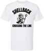 Shellback Crossing The Line Printed T-Shirt Nautical Maritime King Neptune Graphic 100% Cotton Crewneck Tee