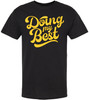 Doing My Best Funny Graphic Printed T-Shirt | Motivational Quote Unisex Tee | Casual 100% Cotton Crewneck Top