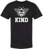 Bee Kind Printed T Shirt Bee Graphic Inspirational Shirt 100% Cotton Crewneck Tee
